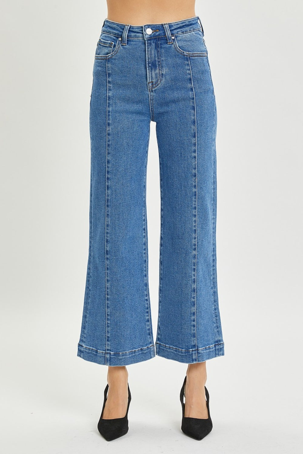 Lorna High Rise Wide Leg Cropped Jeans