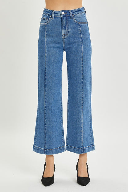 Lorna High Rise Wide Leg Cropped Jeans