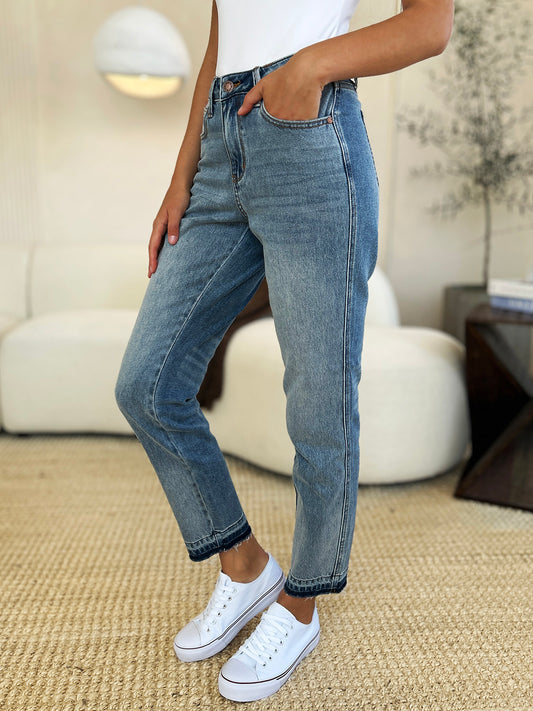 Harvey Mid Rise Rigid Magic Boyfriend Jeans