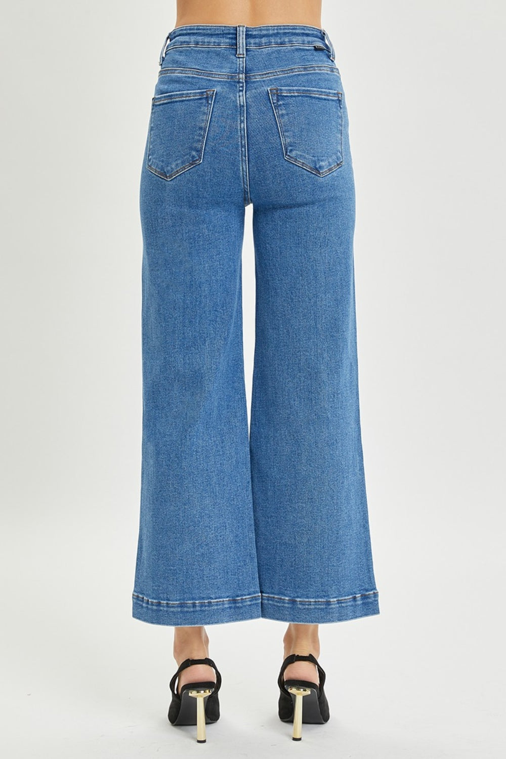 Lorna High Rise Wide Leg Cropped Jeans