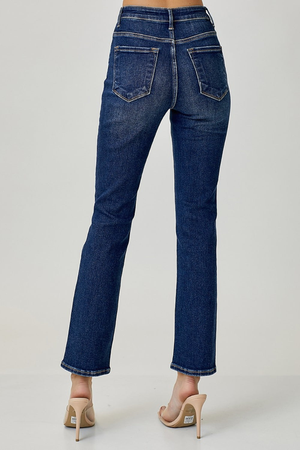 Maura High Rise Slim Straight Jeans