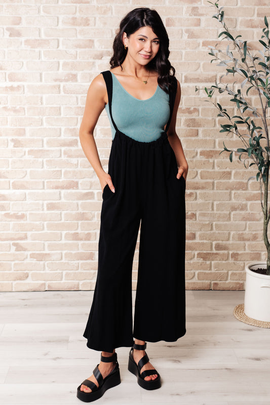Something in the Way She Moves Jumpsuit in Black