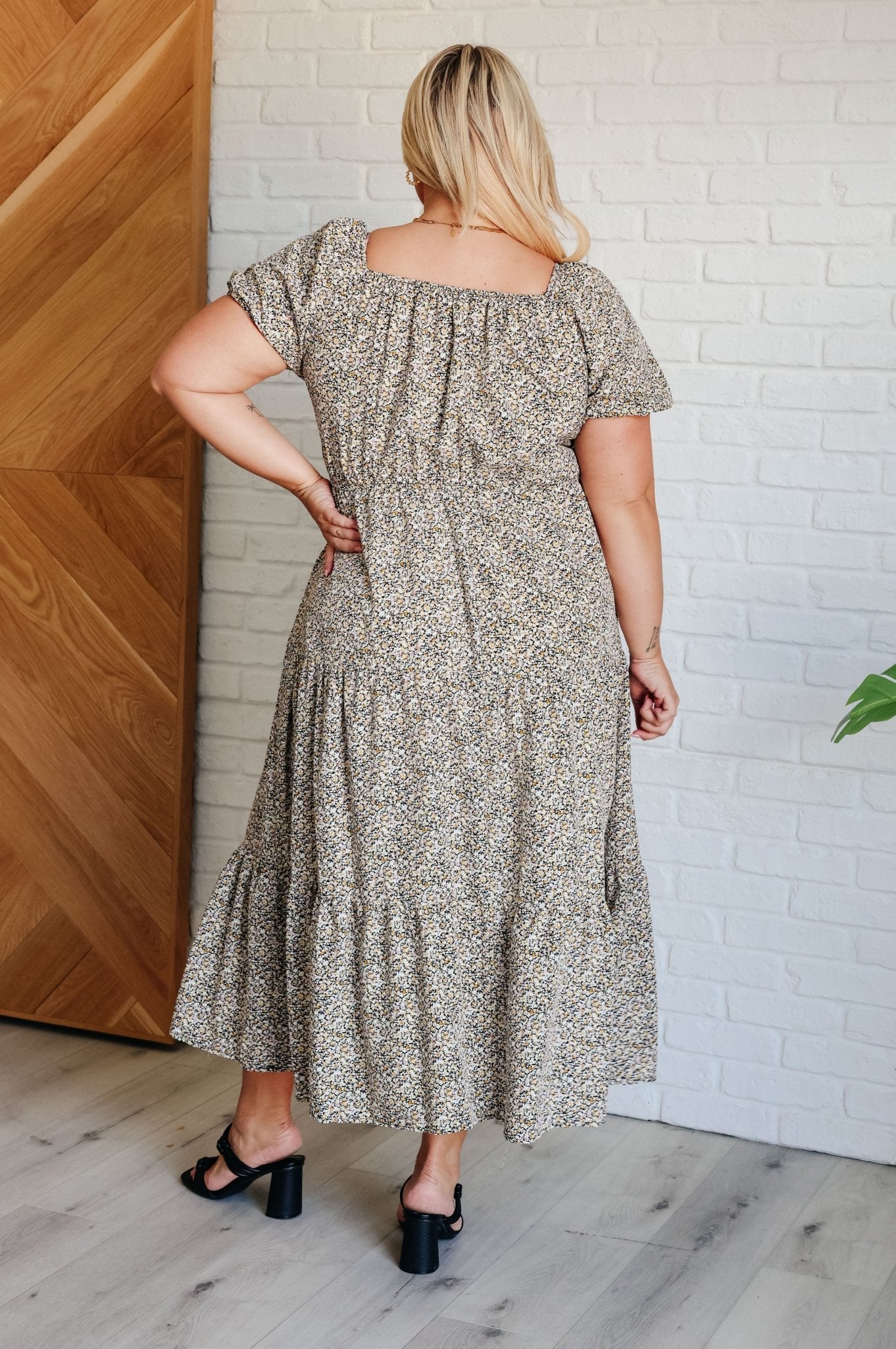 A Moment of Love Balloon Sleeve Dress - Driftwood Boutique