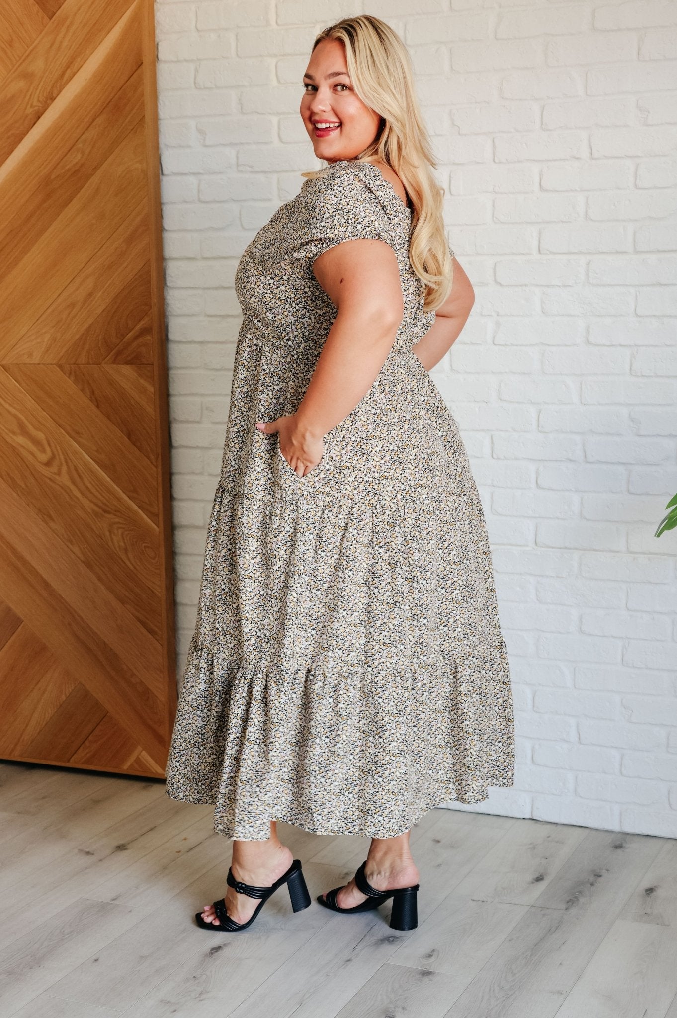 A Moment of Love Balloon Sleeve Dress - Driftwood Boutique