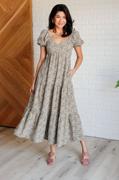 A Moment of Love Balloon Sleeve Dress - Driftwood Boutique