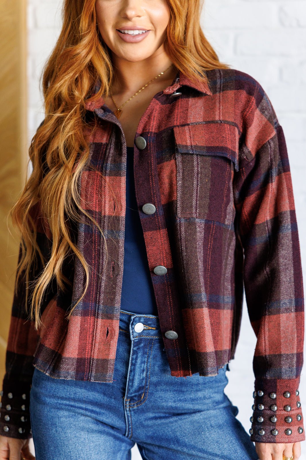 Already There Plaid Shacket - Driftwood Boutique