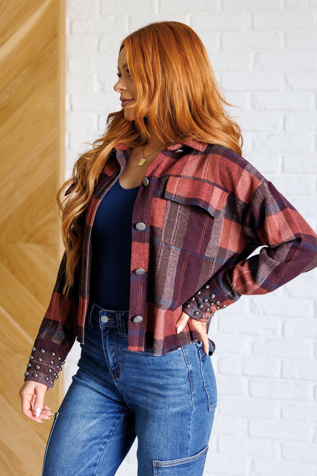 Already There Plaid Shacket - Driftwood Boutique