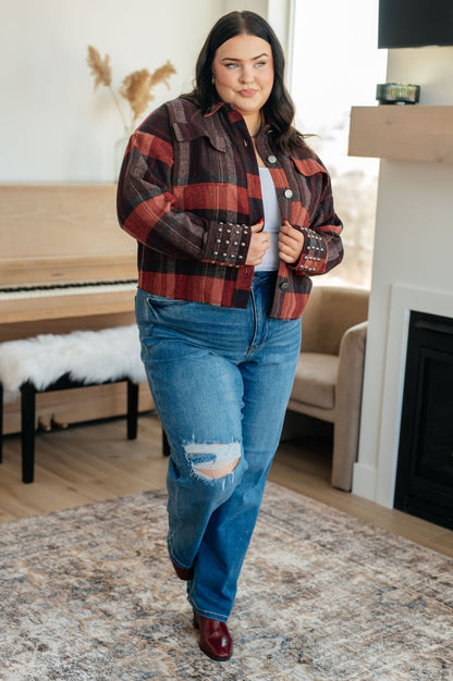 Already There Plaid Shacket - Driftwood Boutique