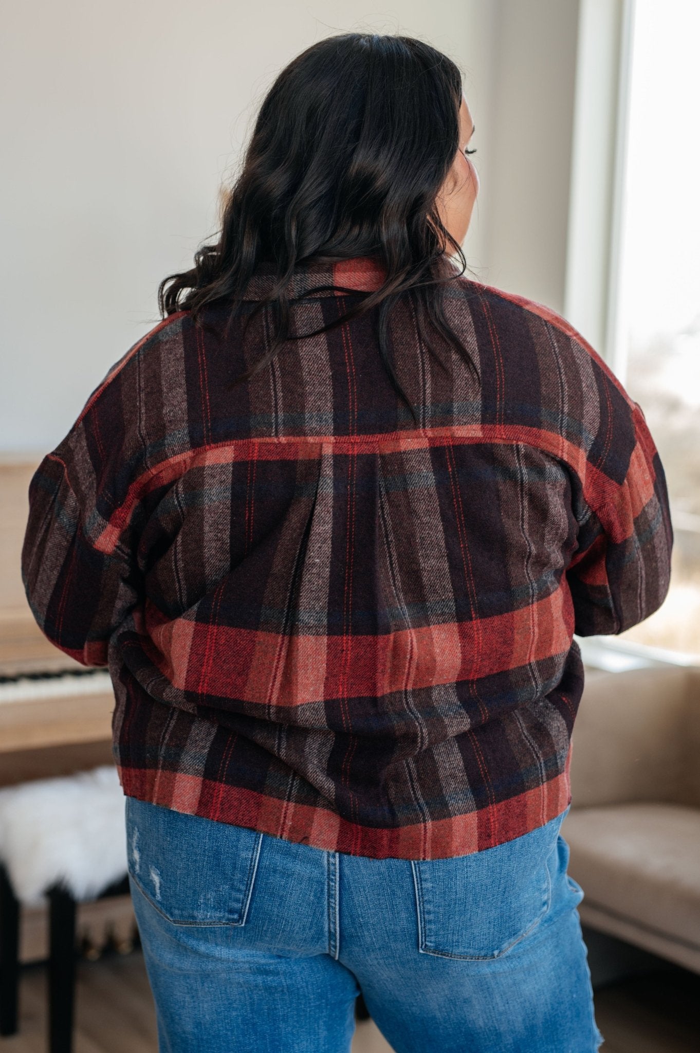 Already There Plaid Shacket - Driftwood Boutique