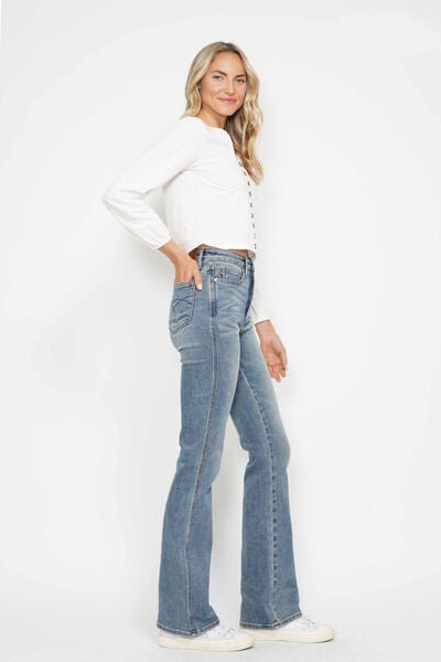 Andy High Rise Tummy Control Bootcut Jeans in 3 Inseams - Driftwood Boutique
