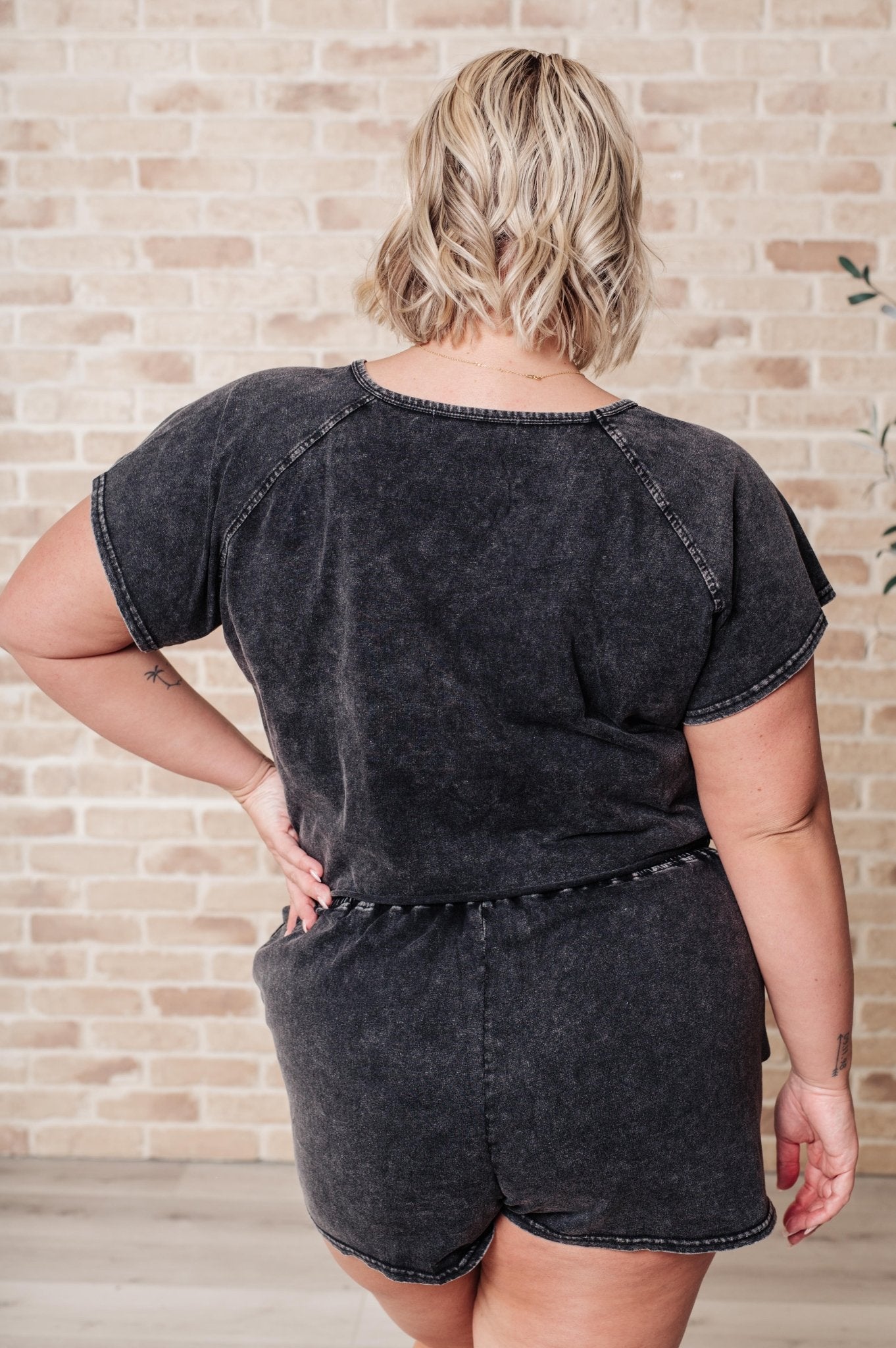 Back to Reality Mineral Wash Short Set - Driftwood Boutique