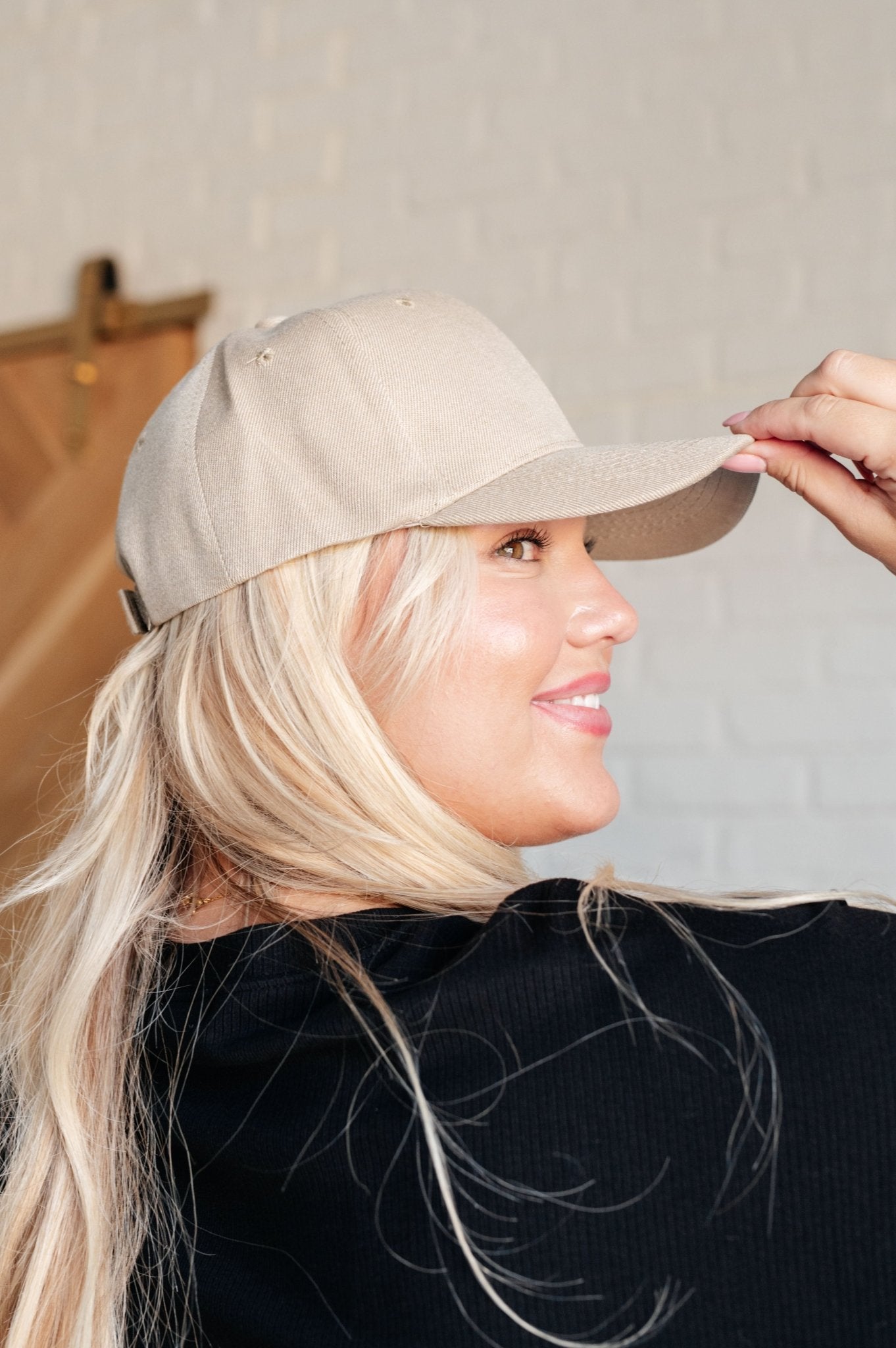 Basic Babe Ball Cap in Khaki - Driftwood Boutique