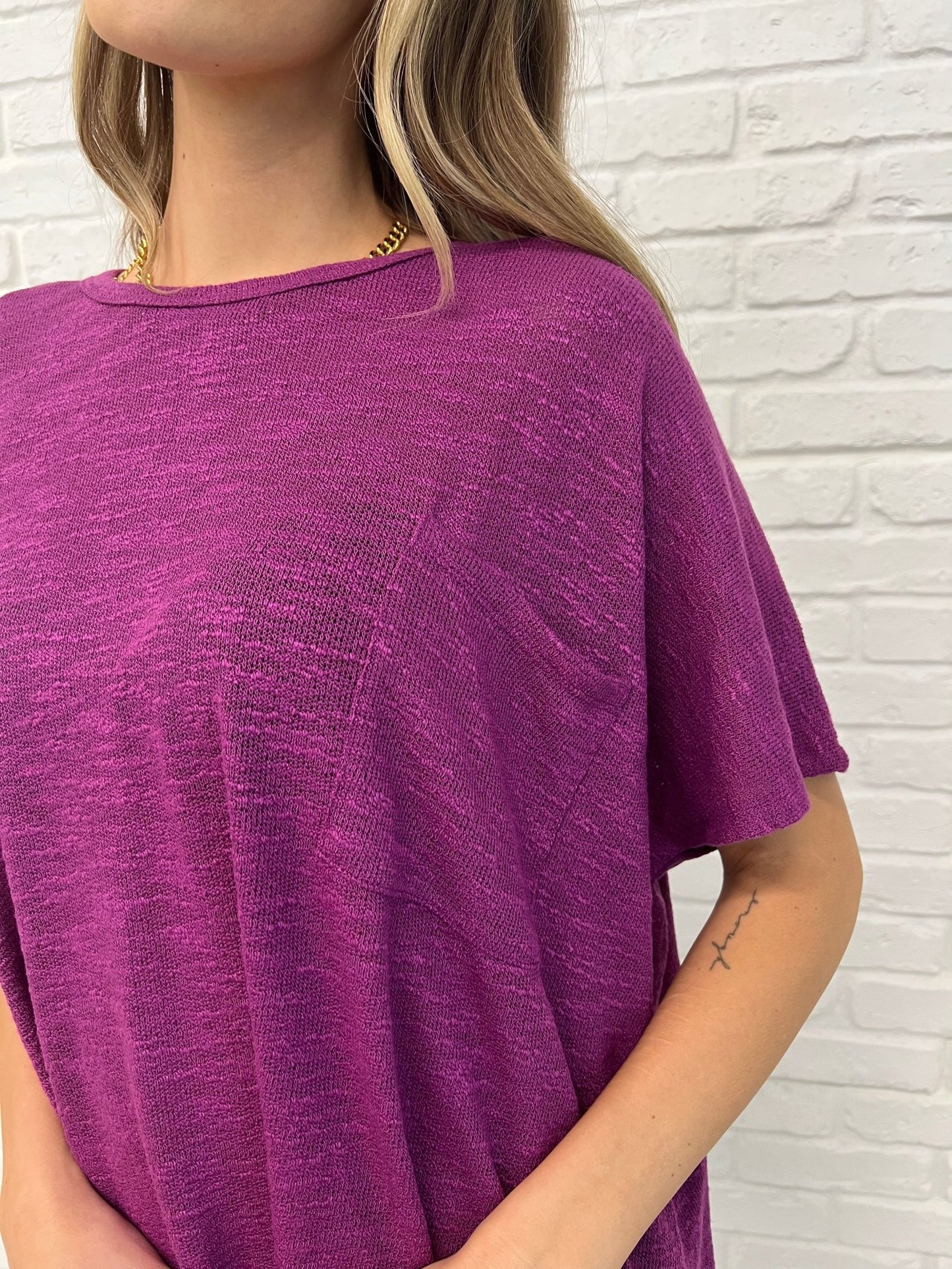 Basically Flowing Dolman Sleeve Top in Lt Plum - Driftwood Boutique