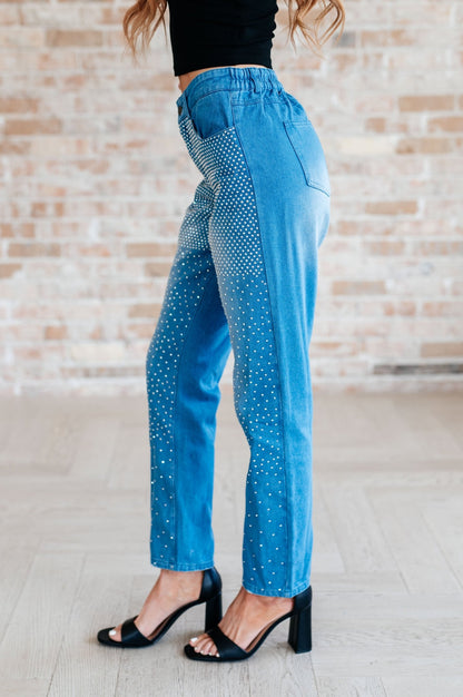 Beck and Call Rhinestone Pants - Driftwood Boutique