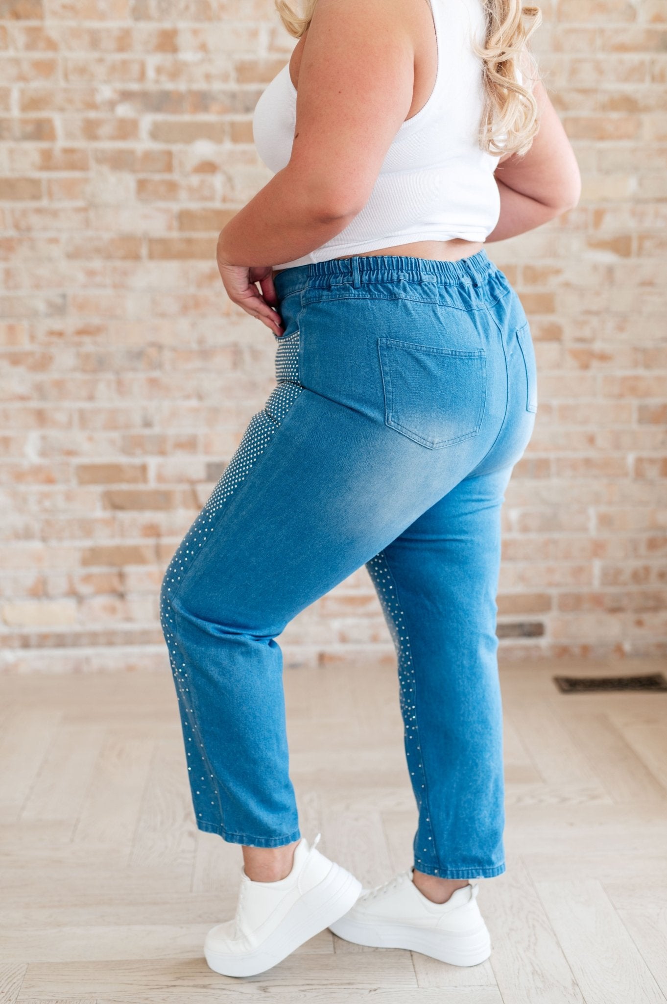 Beck and Call Rhinestone Pants - Driftwood Boutique