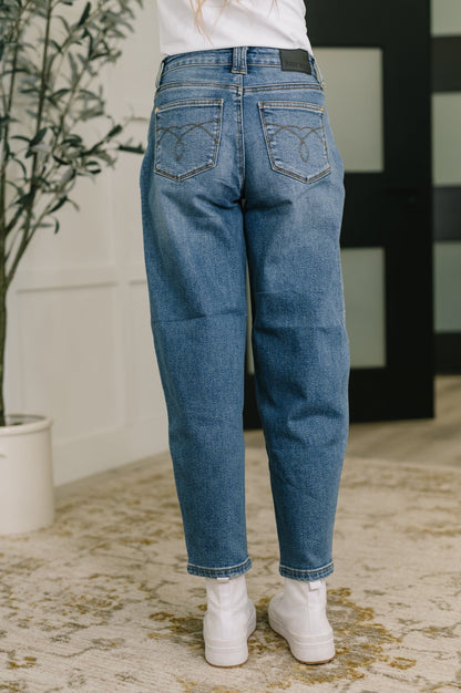 Bella High Waist Soft Barrel Stitch Thru Pocket Jeans - Driftwood Boutique