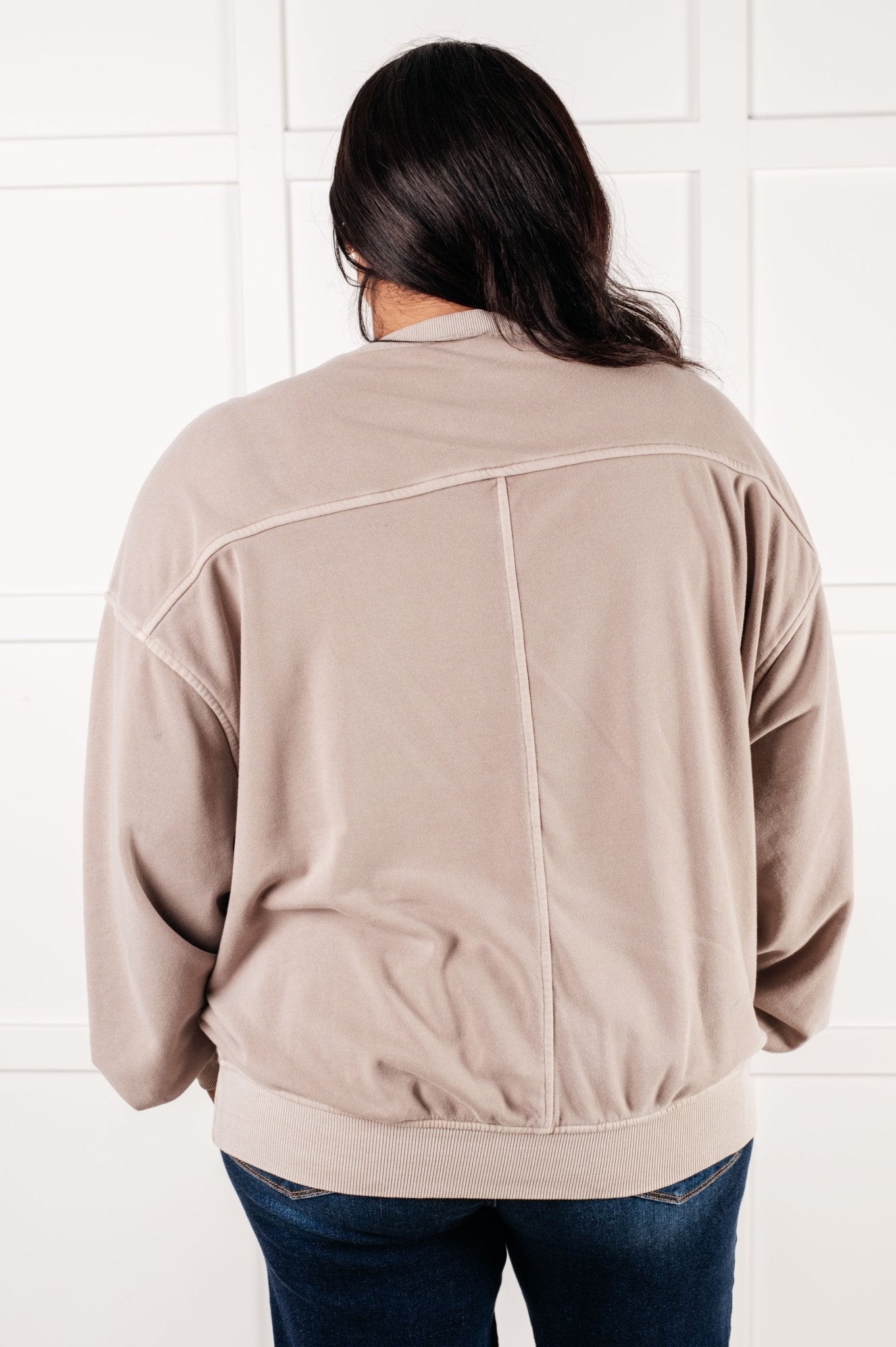 Beyond the Basics Pullover in Ash Mocha - Driftwood Boutique