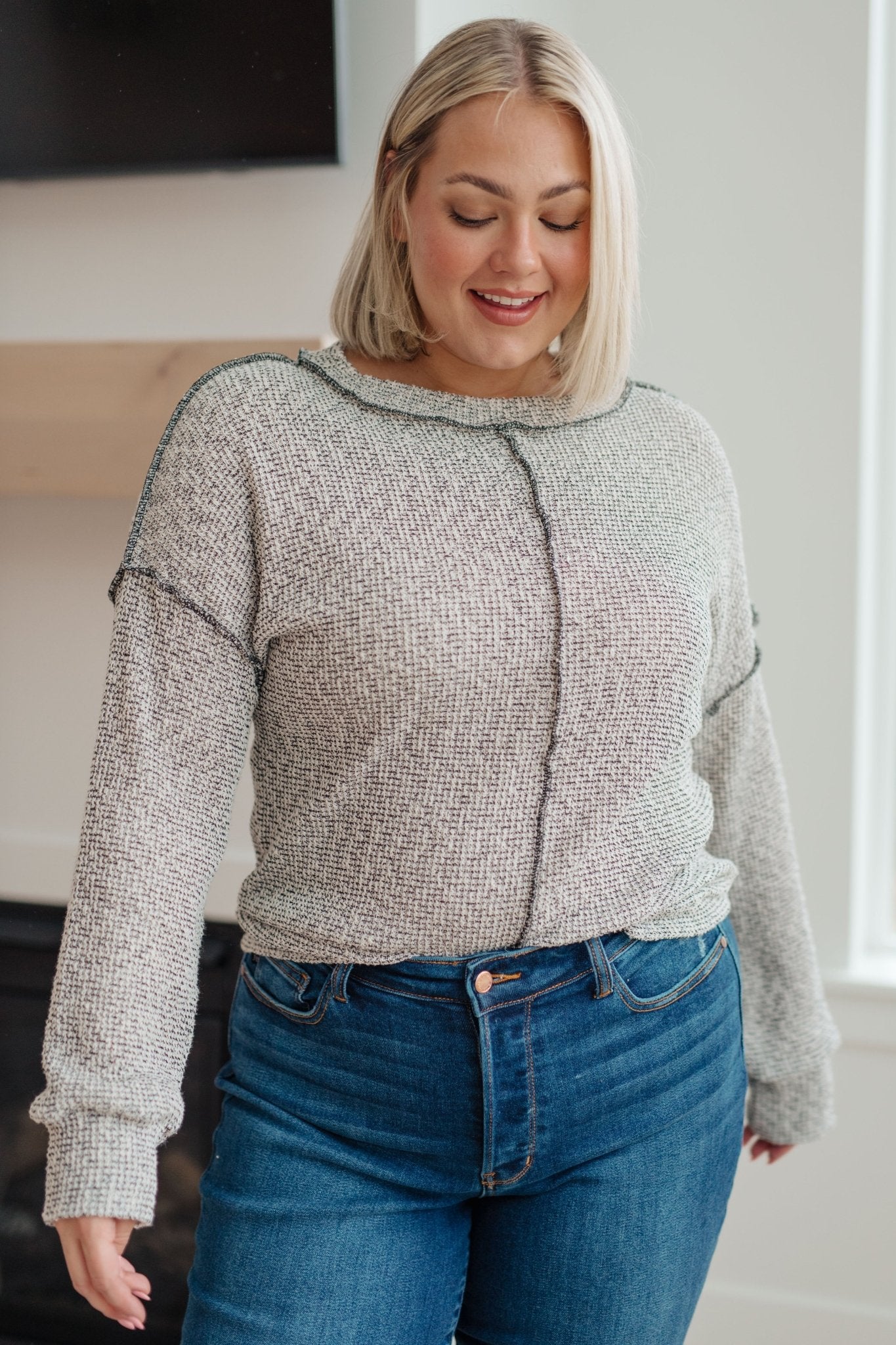 Both Sides of the Story Pullover - Driftwood Boutique