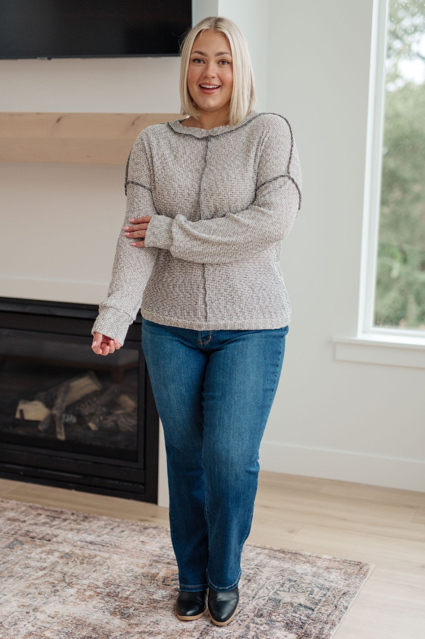 Both Sides of the Story Pullover - Driftwood Boutique