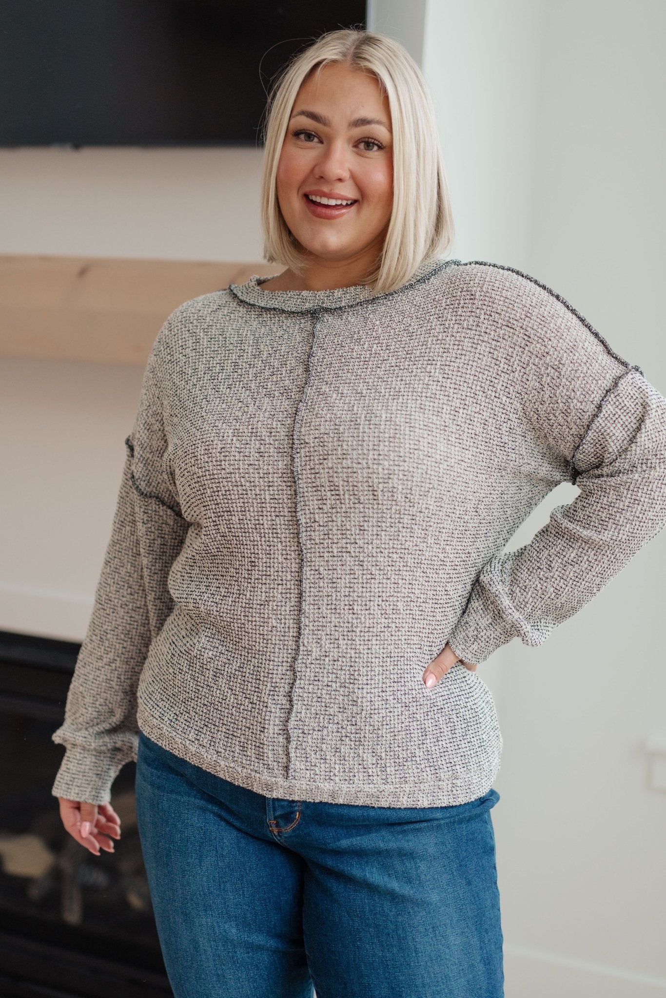 Both Sides of the Story Pullover - Driftwood Boutique
