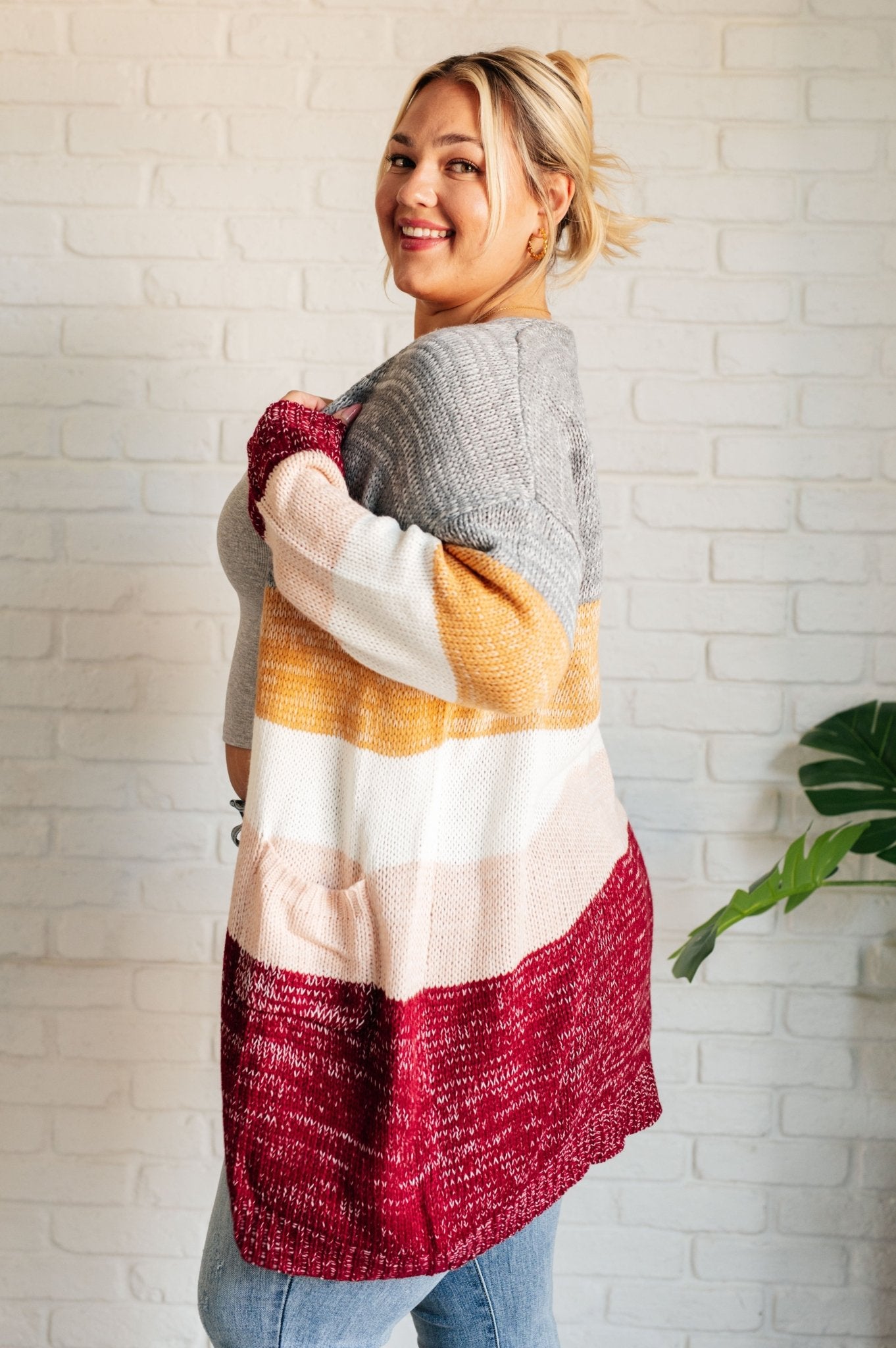 Bring the Warmth Color Block Cardigan - Driftwood Boutique