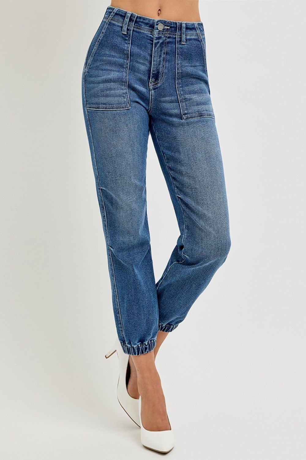 Elsie High Rise Ankle Jogger Jeans