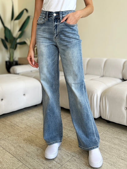 Sierra High Rise Straight Leg Jeans