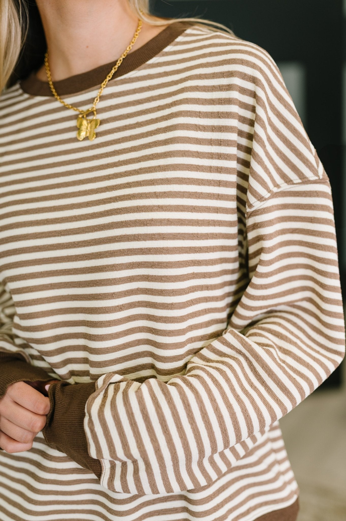 Cocoa Lane Stripe Top - Driftwood Boutique