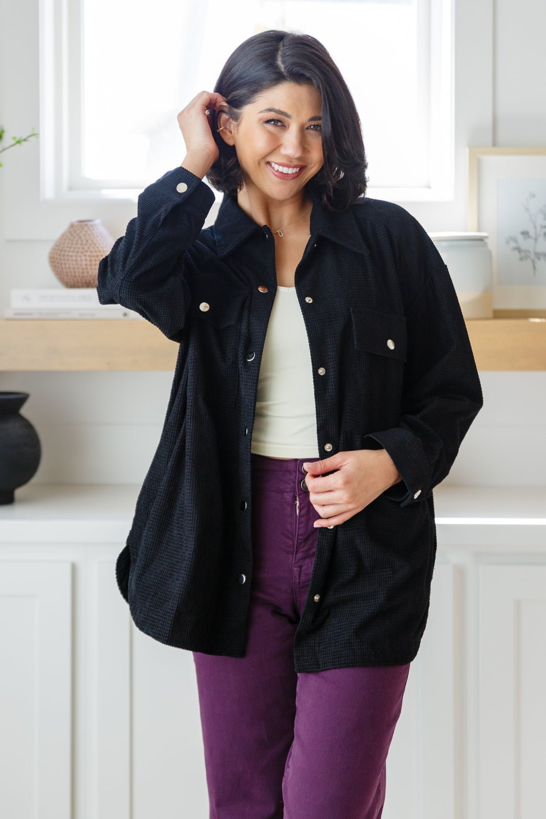 Come Rain or Shine Button Down Top - Driftwood Boutique