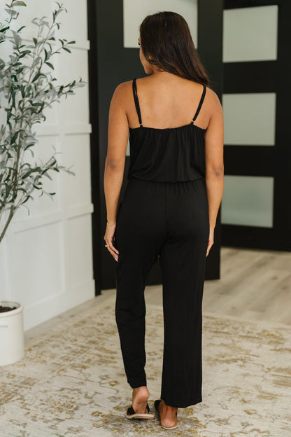 Completely Justified Jumpsuit in Black - Driftwood Boutique