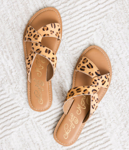 Conga Sandal in Leopard - Driftwood Boutique