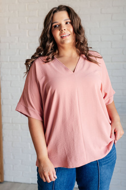 Contrary to Popular Belief V - Neck Blouse - Driftwood Boutique