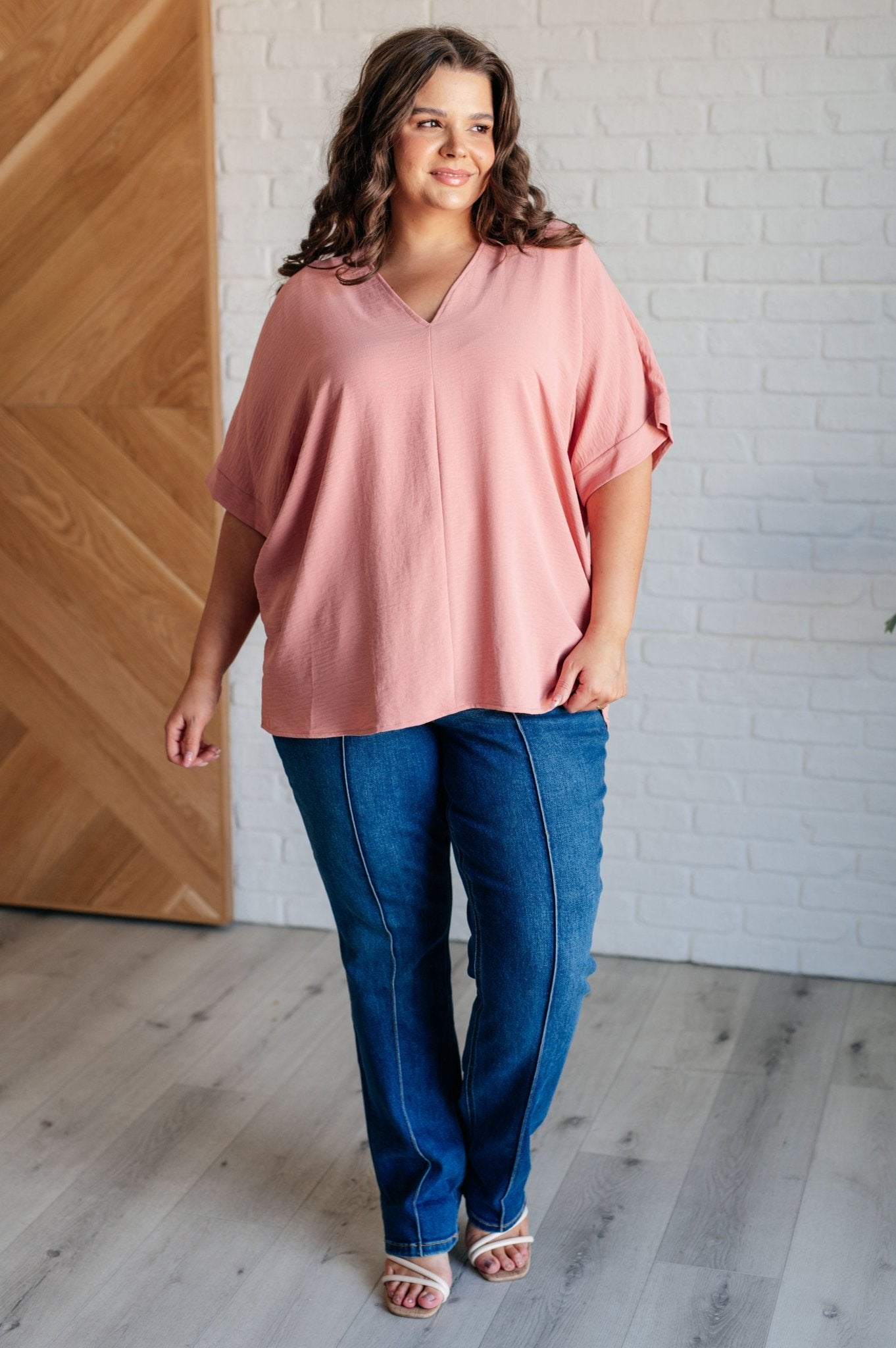 Contrary to Popular Belief V - Neck Blouse - Driftwood Boutique