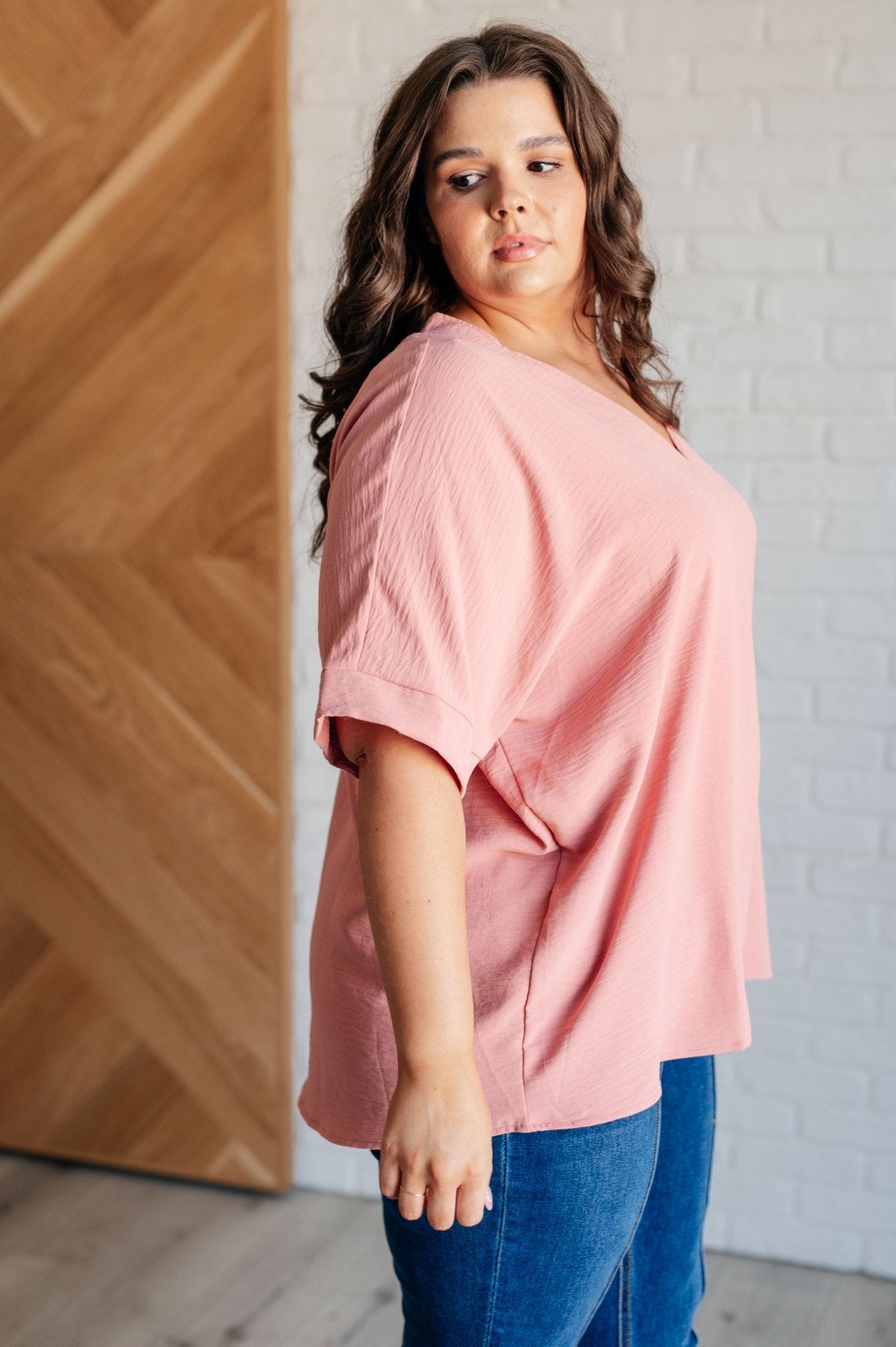 Contrary to Popular Belief V - Neck Blouse - Driftwood Boutique