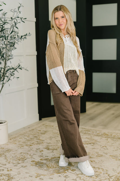 Corner of the Block Loose Knit Sweater - Driftwood Boutique