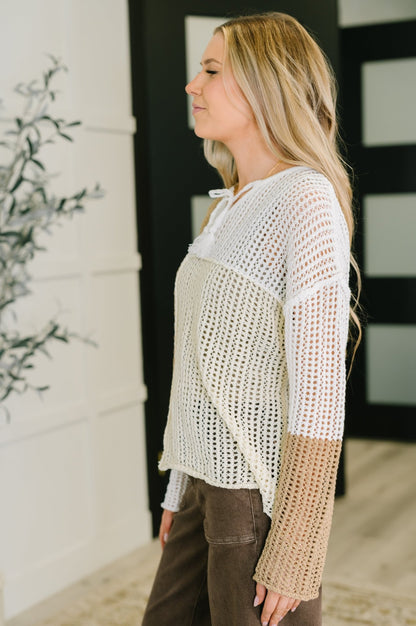 Corner of the Block Loose Knit Sweater - Driftwood Boutique