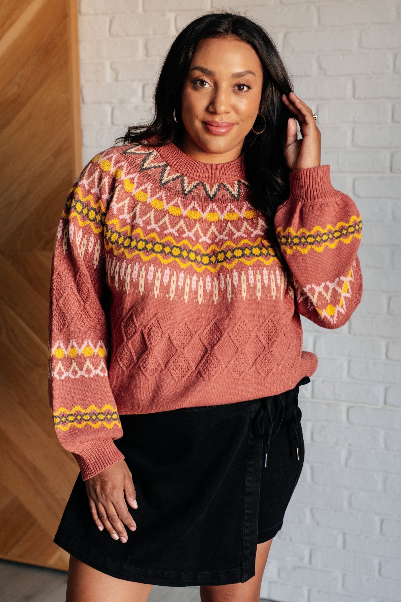 Cozy Chalet Fair Isle Sweater - Driftwood Boutique