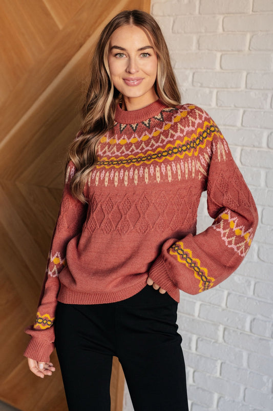 Cozy Chalet Fair Isle Sweater - Driftwood Boutique