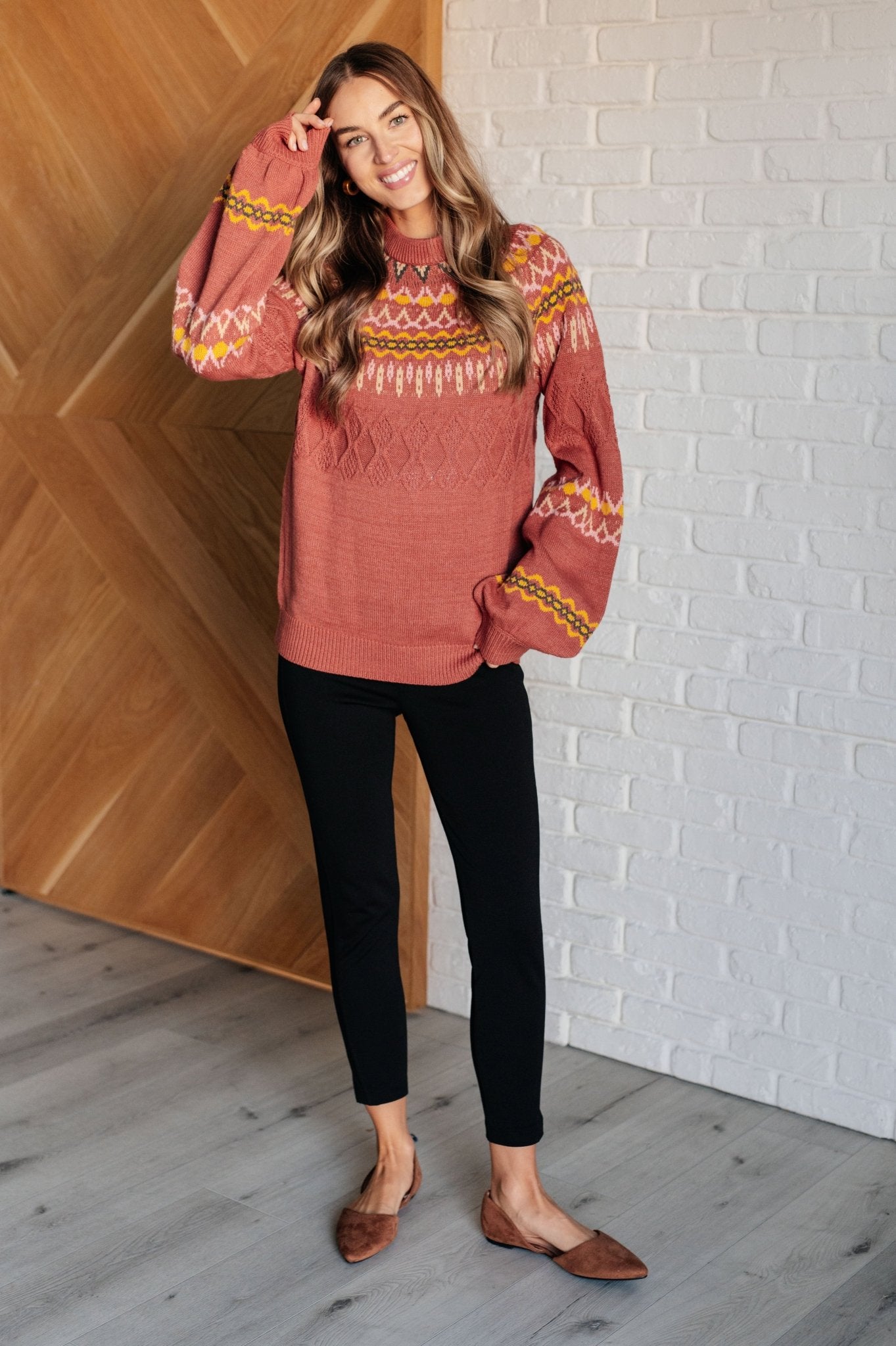 Cozy Chalet Fair Isle Sweater - Driftwood Boutique