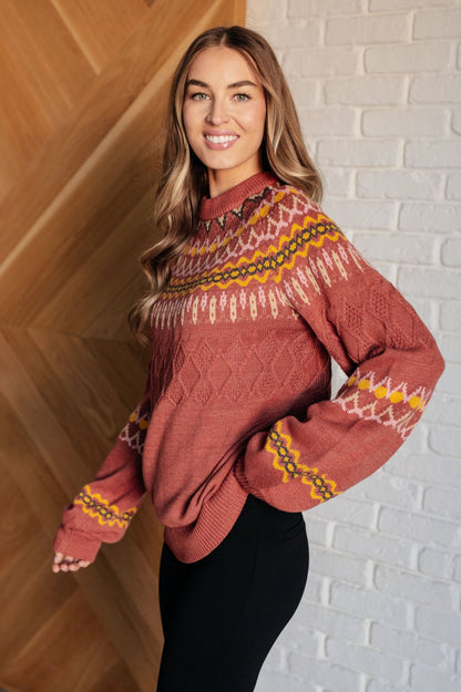 Cozy Chalet Fair Isle Sweater - Driftwood Boutique