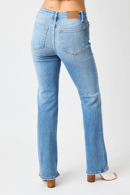 Chelsie High Rise Straight Leg Jeans
