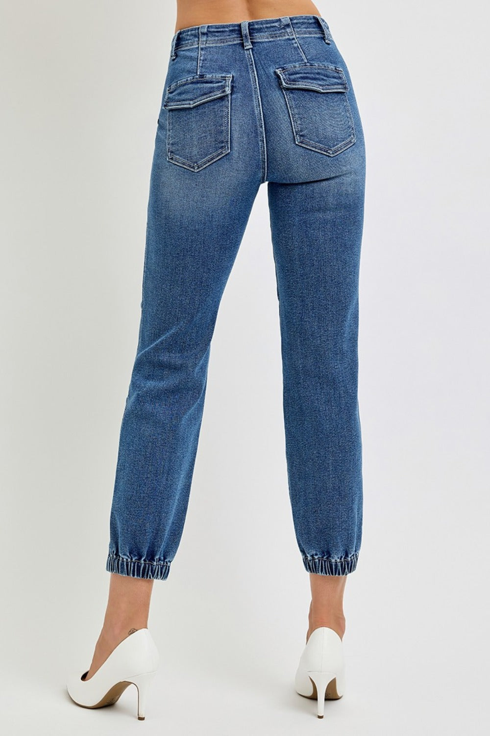 Elsie High Rise Ankle Jogger Jeans
