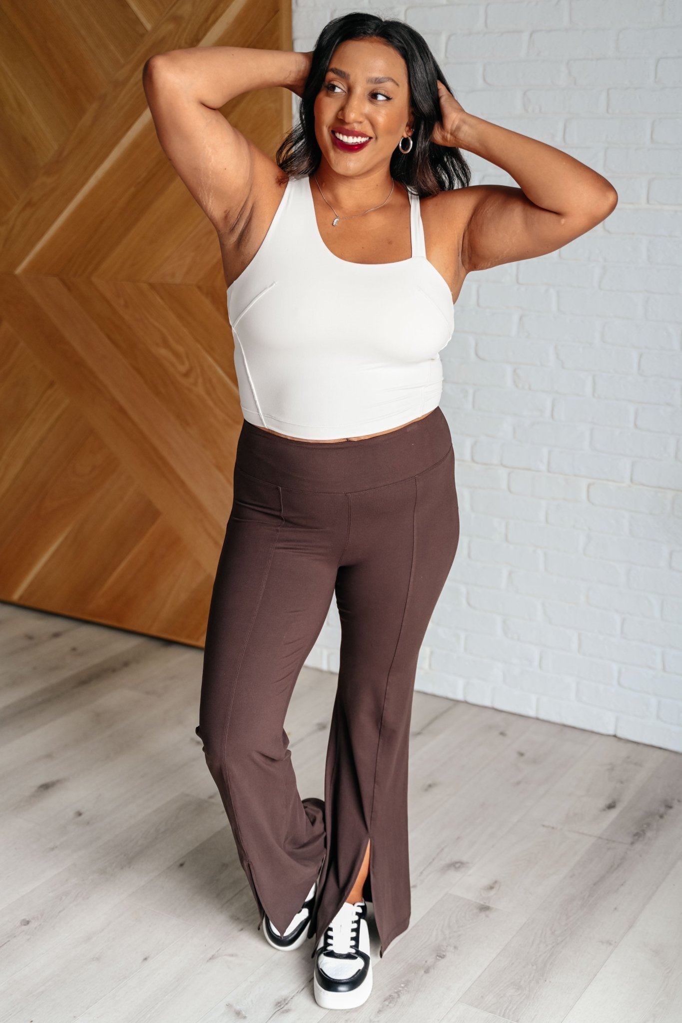 Doing it For Me Asymmetrical Tank in White Pearl - Driftwood Boutique