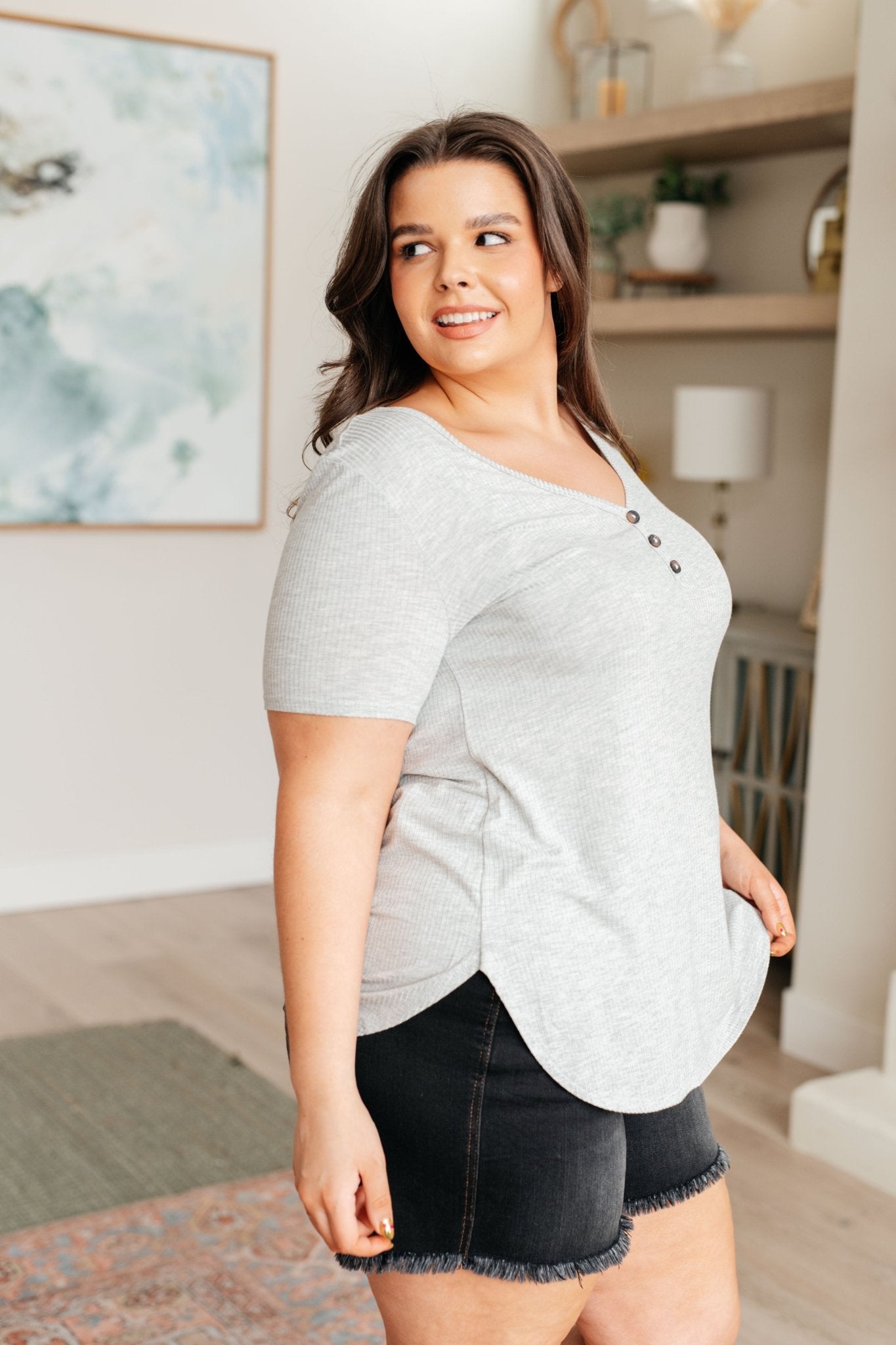 Don't Underestimate Me V - Neck Top - Driftwood Boutique
