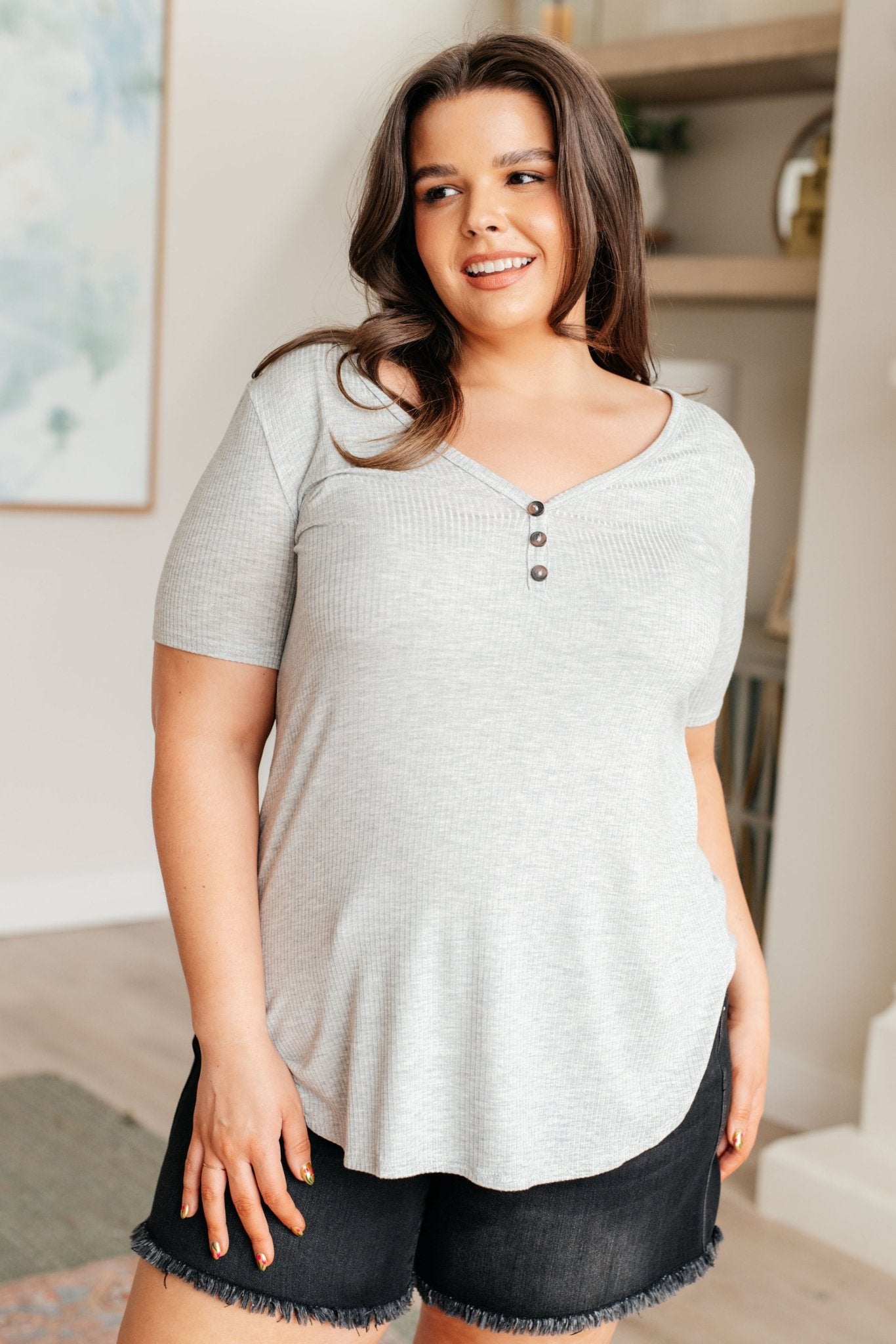 Don't Underestimate Me V - Neck Top - Driftwood Boutique