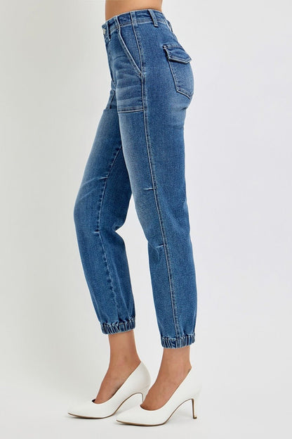 Elsie High Rise Ankle Jogger Jeans - Driftwood Boutique