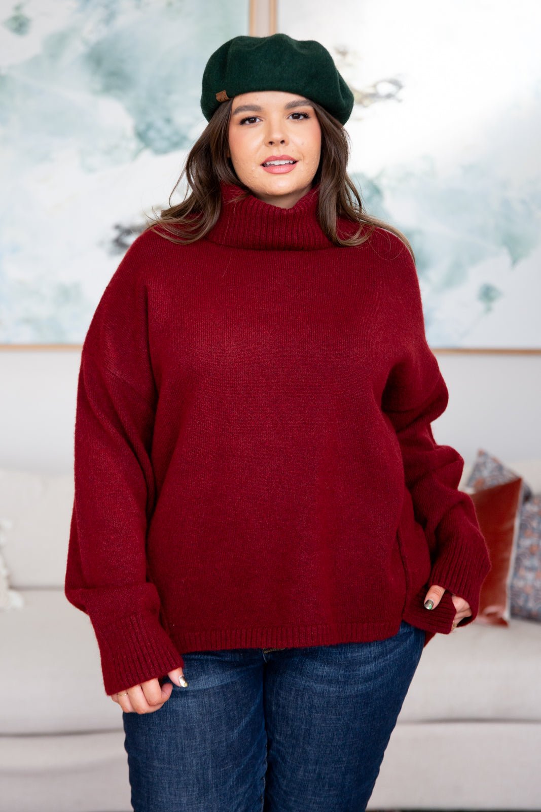 Envelop Me Turtleneck Sweater - Driftwood Boutique