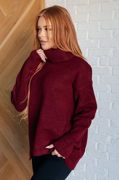 Envelop Me Turtleneck Sweater - Driftwood Boutique