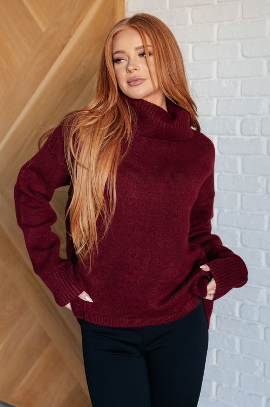 Envelop Me Turtleneck Sweater - Driftwood Boutique