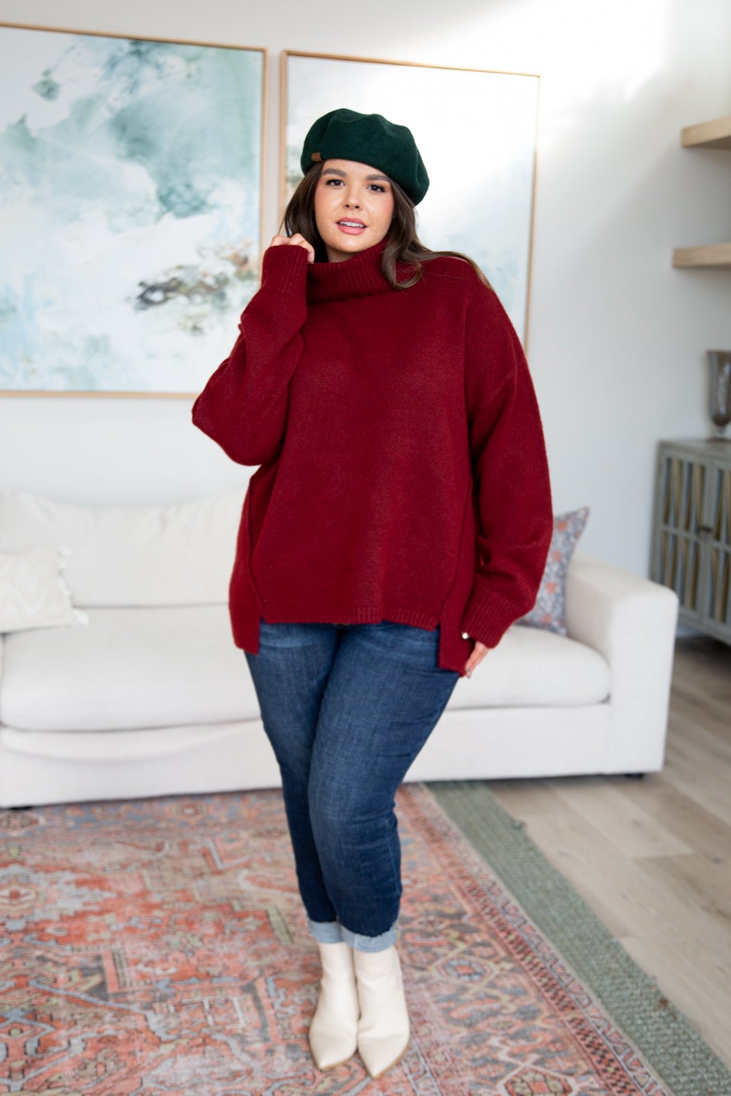 Envelop Me Turtleneck Sweater - Driftwood Boutique